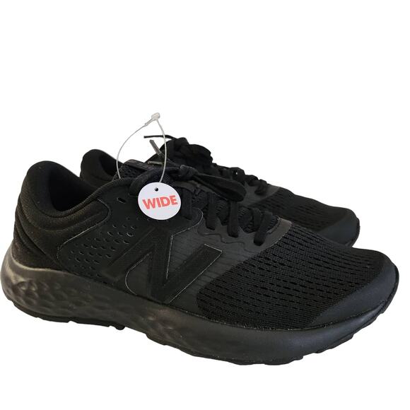New Balance Women's 520 V7 Running Shoe, Black/Black, 9 Wide - Picture 1 of 8